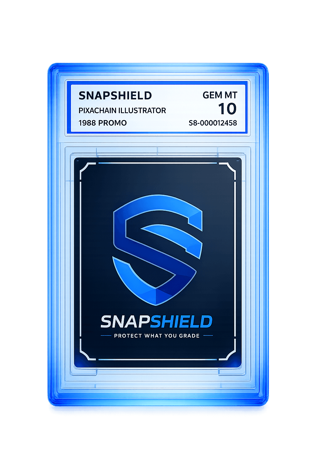 Snap Shield Electric Blue front